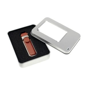 Pendrive de Metal y Cuero